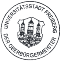 Heutiges Dienstsiegel mit dem Titel „Universitätsstadt“