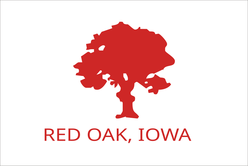 File:Flag of Red Oak, Iowa.svg