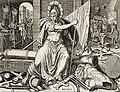 "Bellona inspires the invention of arms", Philip Galle, 1574