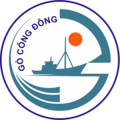 Official seal of Gò Công Đông