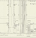 Map with Rennie Garden labelled "P T P"