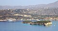 Image 65The islet of Leon, on the left, next to the larger islet of Souda, within Souda Bay (from List of islands of Greece)