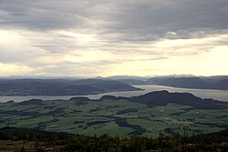 View of Byneset, looking to the southwest