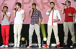 One Direction performs at Hordern Pavilion, Moore Park, Sydney, Australia 2012.