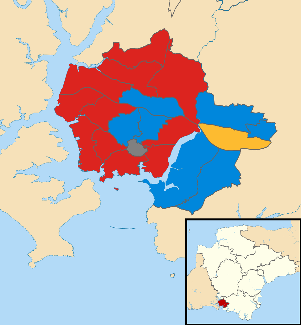 File:Plymouth City Council election 2004 map.svg
