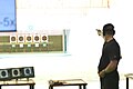 Keith Sanderson from USA during the ISSF 25 meter rapid fire pistol event at the 2016 Rio Olympic Games in Rio de Janeiro