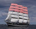 Topgallant and royal sails