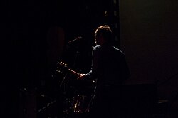 Faccini performing in 2006