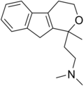 Chemical structure of pirandamine.