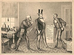 1873 cartoon ridiculing the Salary Grab Act