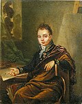 Bugaevskiy-Blagodarniy, Andrey Ivanov, sketch, 1824, oil on panel; Russian Museum, St. Petersburg