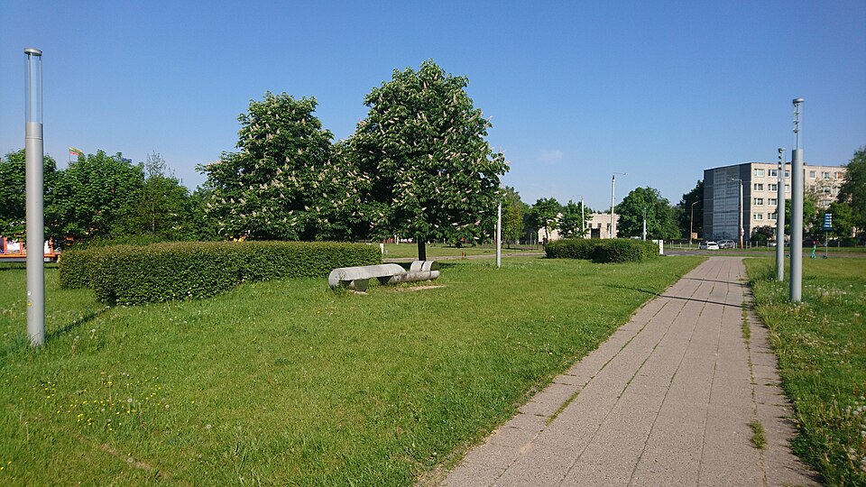 File:A. Sacharov square Vilnius.jpg