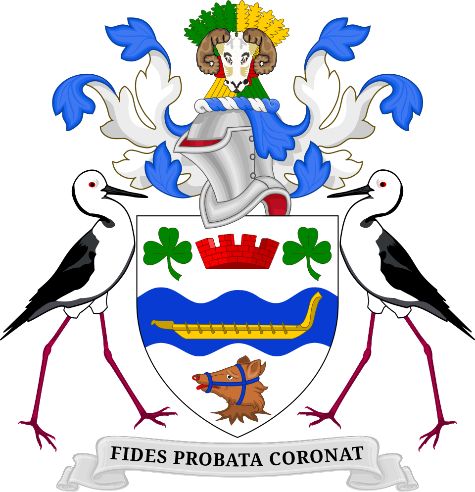File:Ashburton coat of arms full achievement.svg