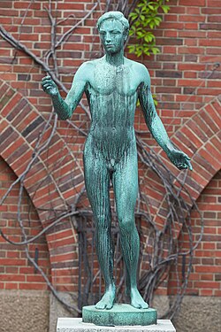 Johanneum School for Scholars Student Statue Front