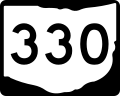 State Route 330 marker