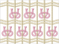 Spanish knot or single-warp knot
