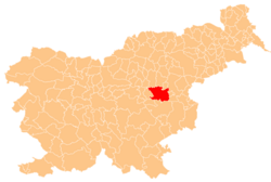 Location of the Municipality of Laško in Slovenia