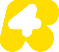 Rete 4's first logo from 1982 to 1991. First animated ident created by Roberto Shimose, from Globograph.