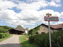 The road into Saint-Martin