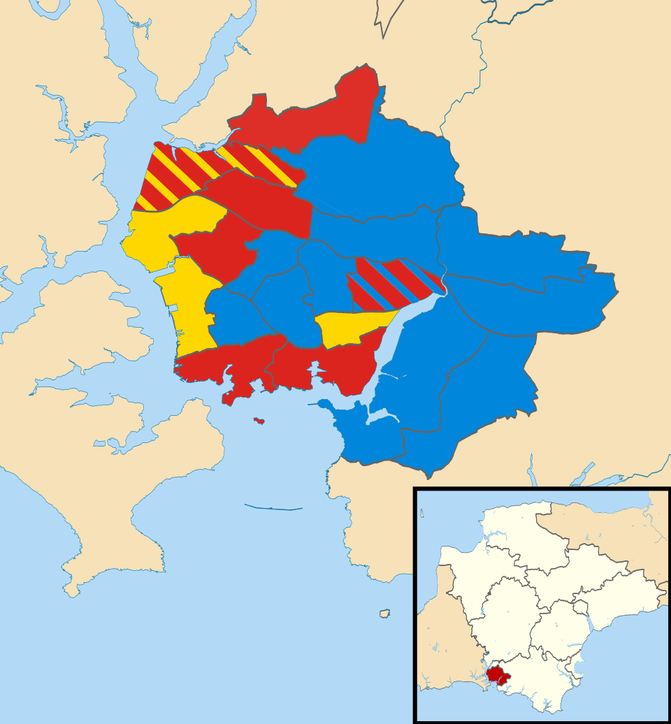 File:Plymouth City Council election 1987 map.svg