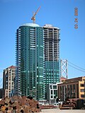The Infinity towers in March.