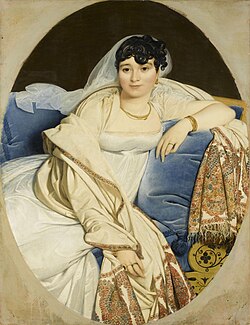 Portrait of Marie-Françoise Rivière  by Jean-Auguste-Dominique Ingres