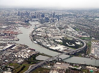 Fishermans Bend from the air, 2020