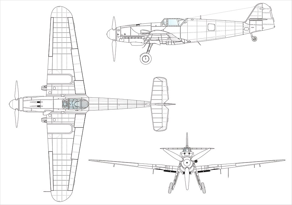File:Messerschmitt Bf 109 K-4 3-seiten neu.jpg