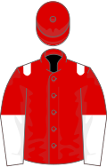Red, white epaulets, halved sleeves
