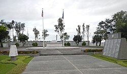 Camp Pangatian Memorial Shrine (Raid at Cabanatuan), maintained by the American Battle Monuments Commission