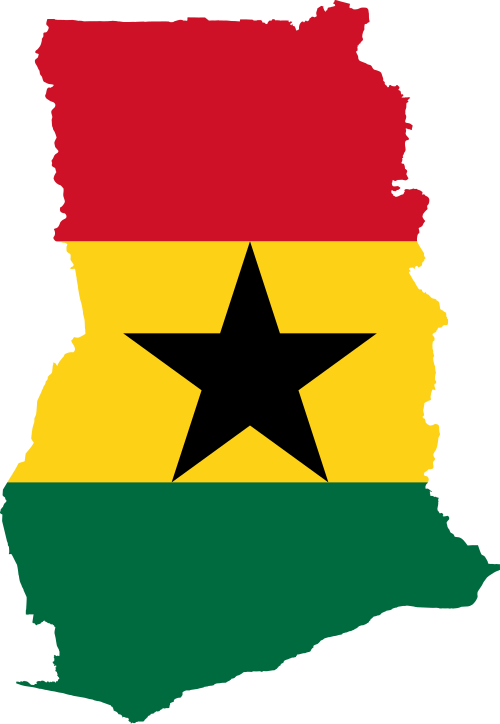 File:Flag map of Ghana.svg