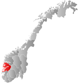 Hordaland within Norway