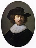 Rembrandt in 1632, when he was enjoying great success as a fashionable portraitist in this style.