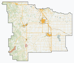 Foothills County is located in Foothills County