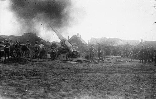 Firing near Beaumetz-lès-Loges, cutting wire for the Australian advance Second Battle of Bullecourt