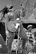 Image 47Jamaican musician Bob Marley is known as the "King of Reggae". (from Honorific nicknames in popular music)