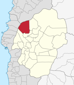 Map of Abra with Danglas highlighted