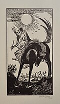 The devil rides in Flanders (1924), Etching