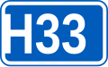 Highway H33 shield}}