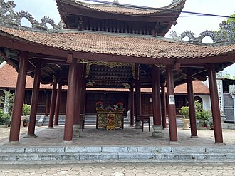 Relics of Vòng Communal Hall in Khương Đình Street.