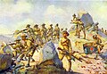 4th Gurkha Rifles. Rearguard Action, 1909
