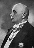 Dr. Dimitrie Tușinschi wearing a Commander's cross, civilian version, awarded in 1928.