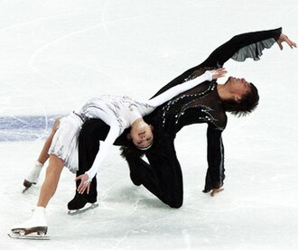 Yuko Kavaguti and Alexander Smirnov at the 2010 Winter Olympics