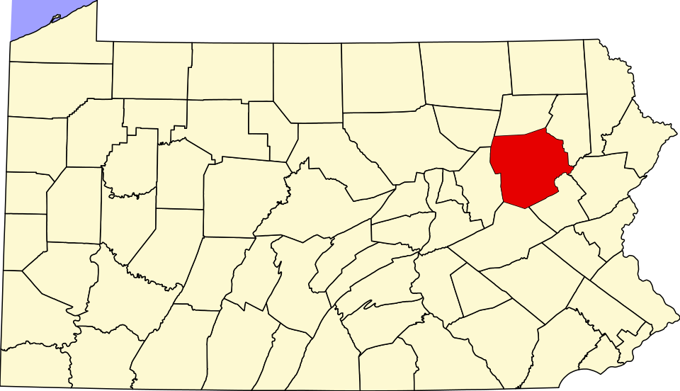 File:Map of Pennsylvania highlighting Luzerne County.svg