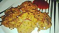 Onion fritters (piyaji), a Bengali dish