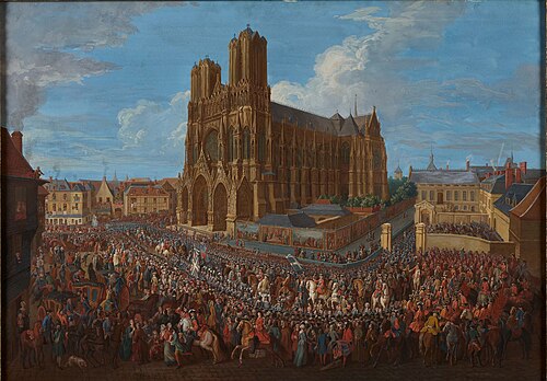 Coronation procession of Louis XV (1724)