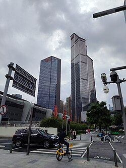 中国平安总部区摩天大楼群