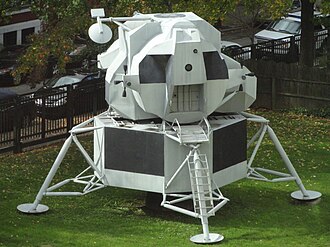 Apollo Lunar Module showing landing gear legs