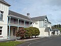 Ridge turret on Greenlane Medical Centre in Greenlane, Auckland, New Zealand.