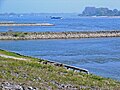Rhine with groynes near Tolkamer
